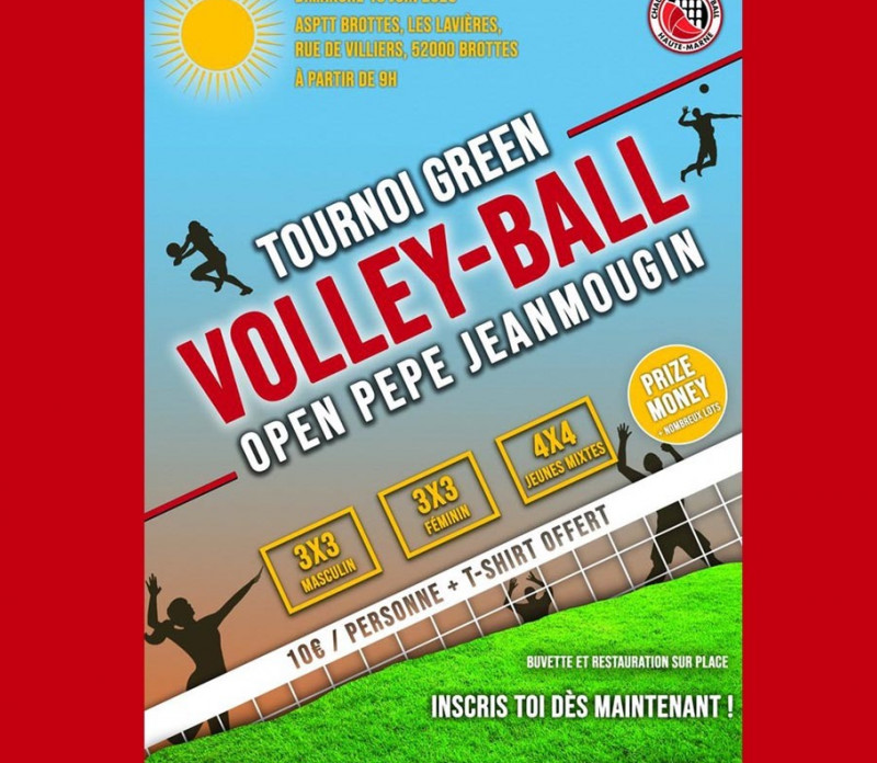 TourTournoi Green Volley-Ball Open Pépé Jeanmouginnoi Green Volley-Ball Open Pépé Jeanmougin