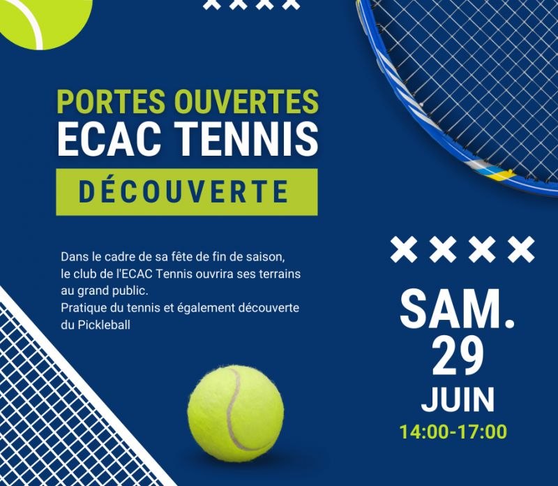 Fête de fin de saison - Portes ouvertes ECAC Tennis