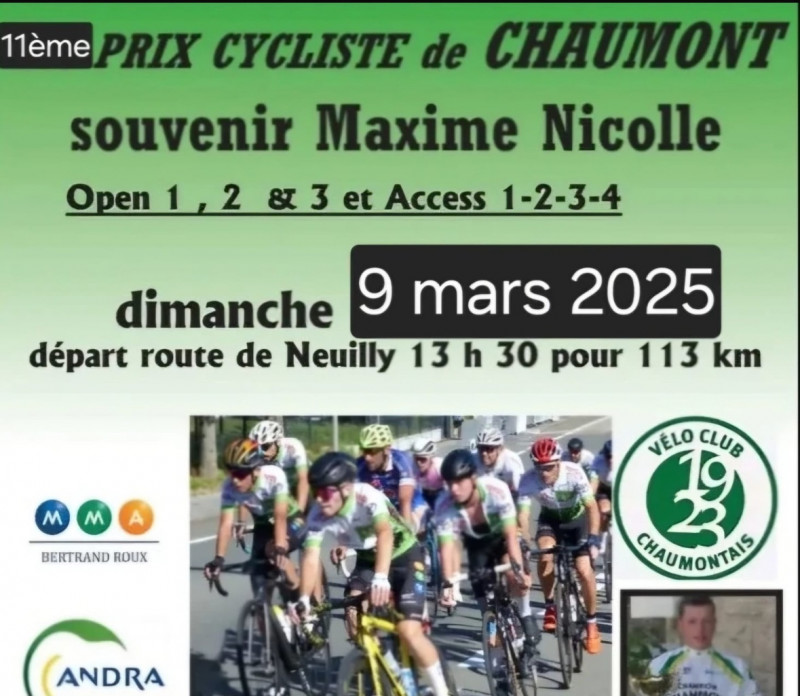 11e Prix Cycliste de Chaumont souvenir Maxime Nicolle
