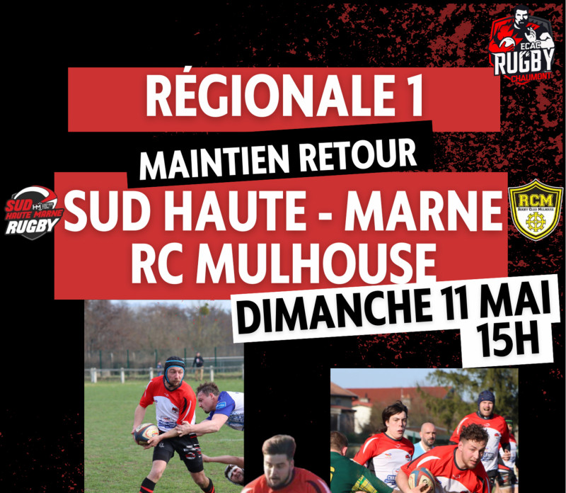 Match de maintien en Régionale 1 : Entente Sud Haute-Marne / RC Mulhouse