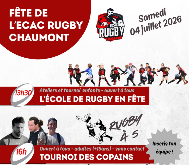 Fête de l'ECAC Rugby Chaumont 2026