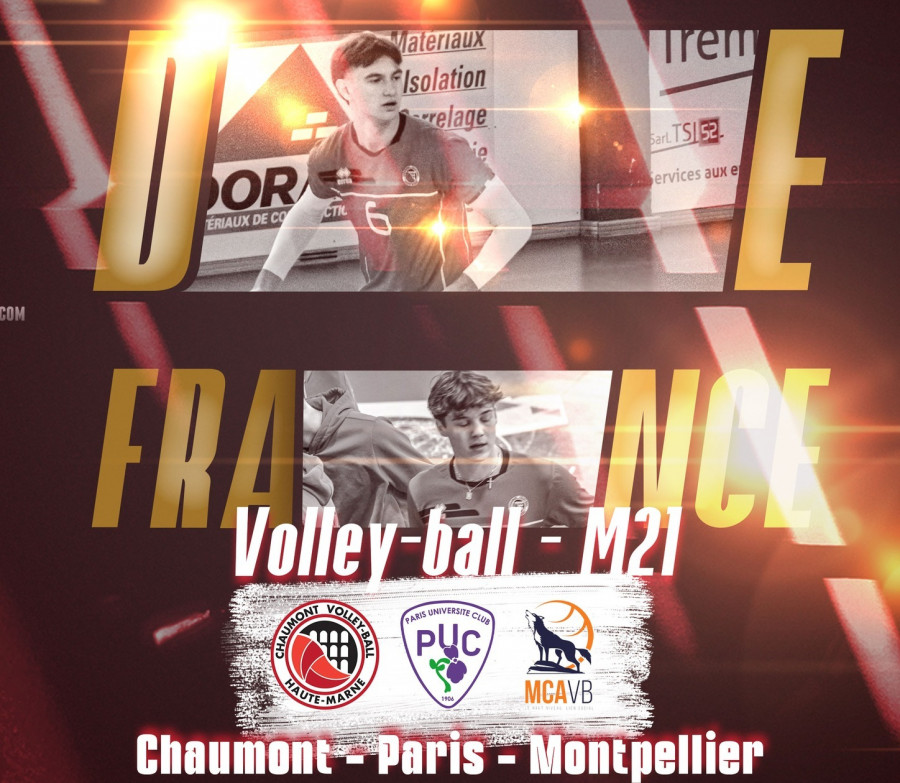 Coupe de France M21 : Chaumont - Paris - Montpellier
