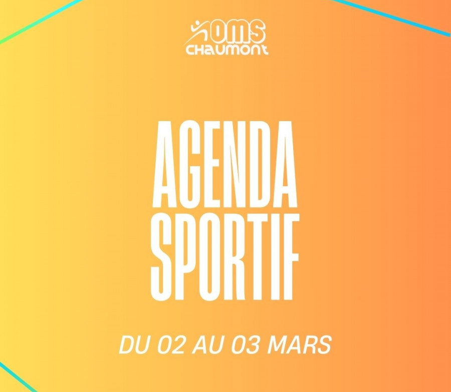 AGENDA SPORTIF DU WEEK-END