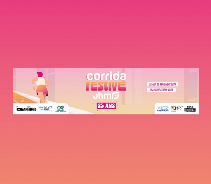 Corrida Festive jhm 2026 : rendez-vous le 12 septembre pour la 25e édition !