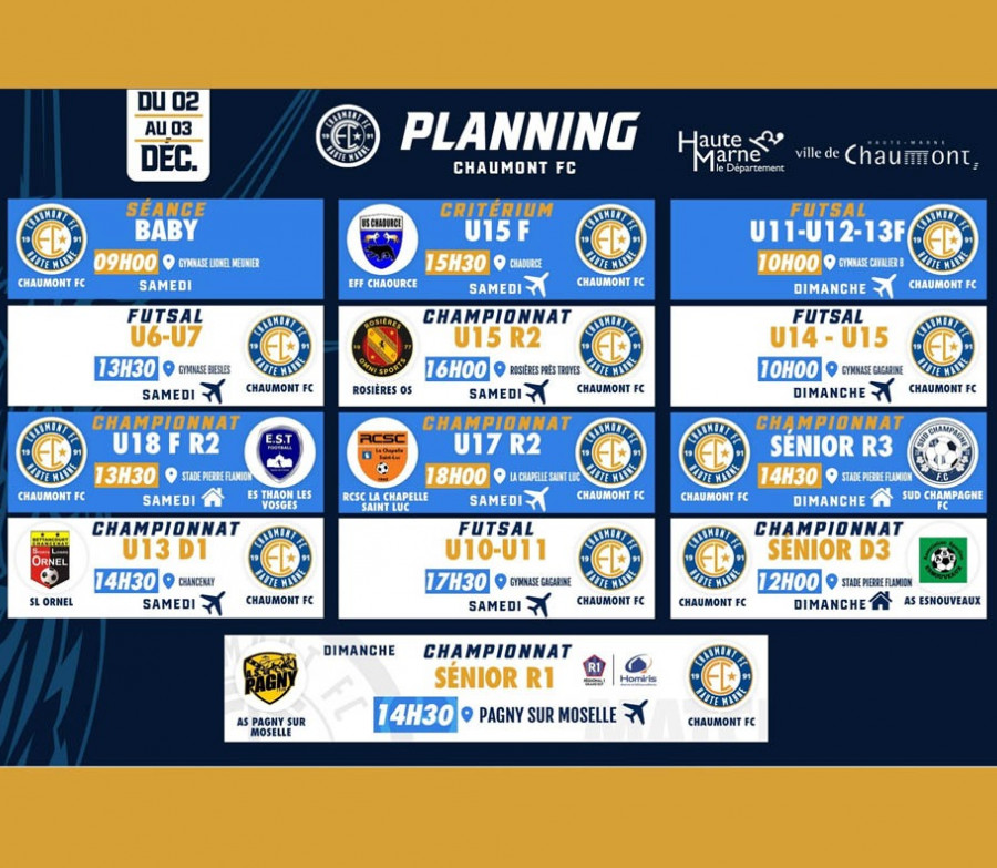 AGENDA SPORTIF DU WEEK-END - 5