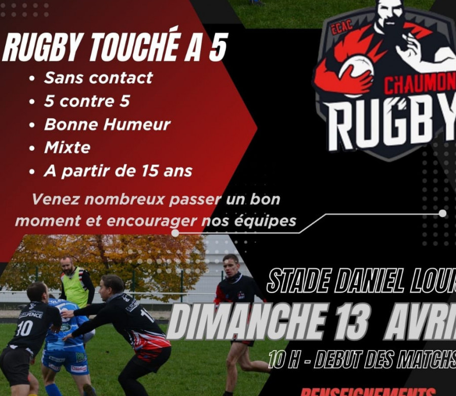 Tournoi de Rugby Touché à 5 - 1