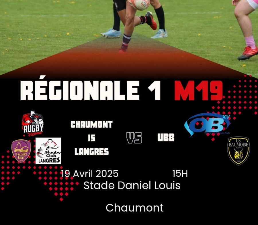 Régionale M16-M19 Alliance Chaumont Is Langres - Union Besançon Baume - 1