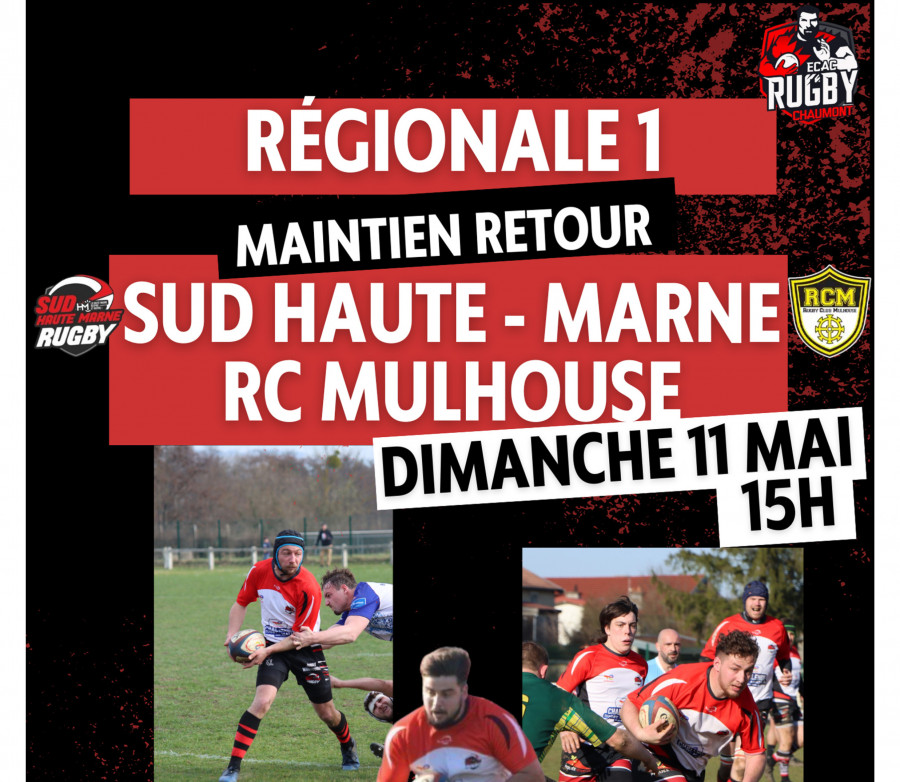 Match de maintien en Régionale 1 : Entente Sud Haute-Marne / RC Mulhouse - 1