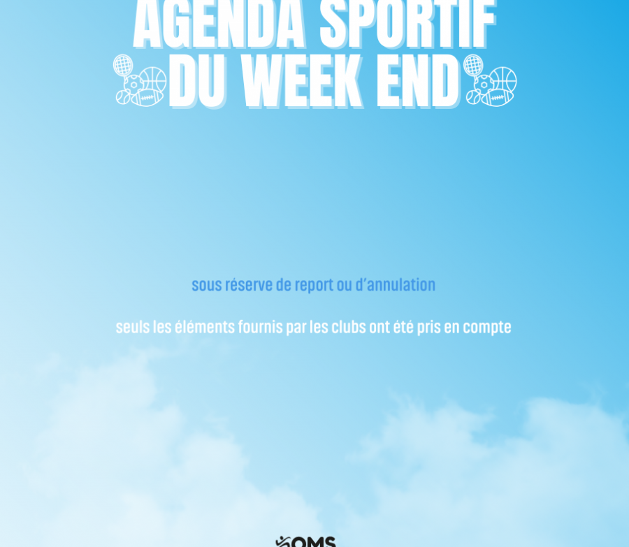 AGENDA DU WEEK-END - 6