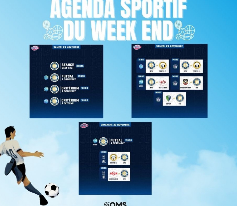 AGENDA DU WEEK-END - 1