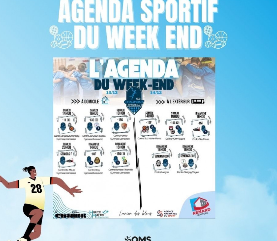 AGENDA DU WEEK-END  - 4