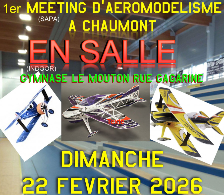 MEETING AEROMODELISME EN SALLE (Indoor) - 1
