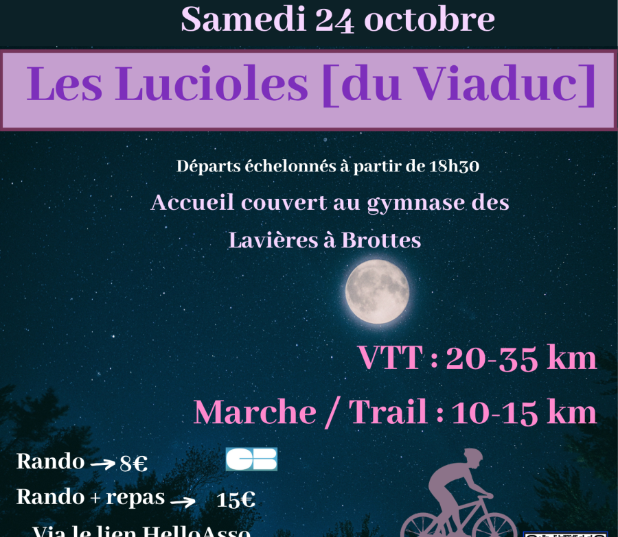 Randonnée nocturne des Lucioles du Viaduc - 1