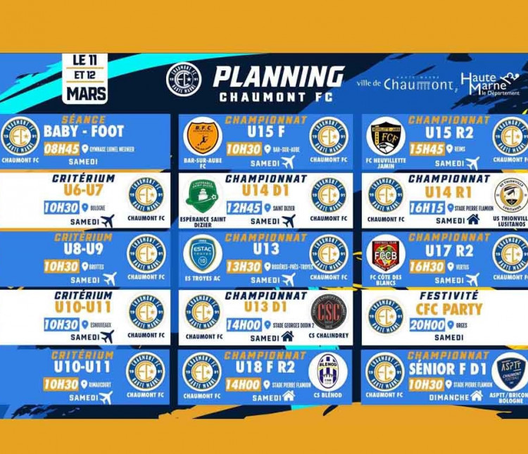 AGENDA SPORTIF DU WEEK-END - 6