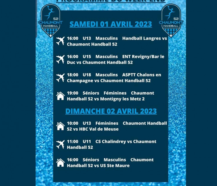 AGENDA SPORTIF DU WEEK-END - 2