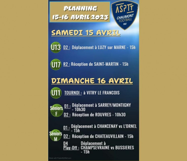 AGENDA SPORTIF DU WEEK-END - 4