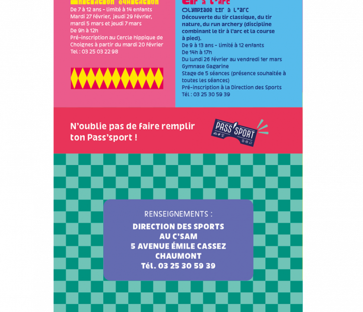 SPORTS VACANCES DU 26 FÉVRIER AU 7 MARS - 3