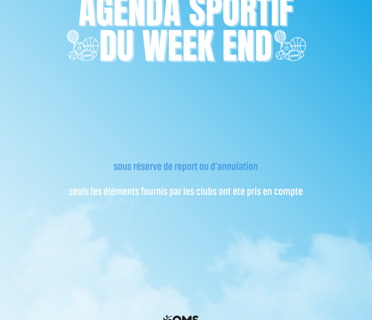 AGENDA DU WEEK-END - 6