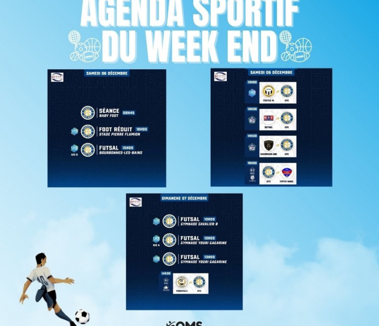AGENDA DU WEEK-END - 1