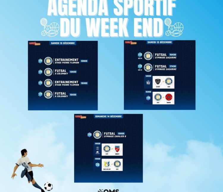 AGENDA DU WEEK-END  - 1