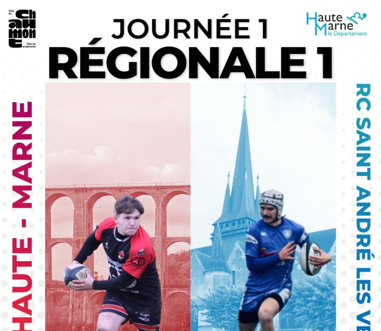 1ère journée Championnat Régional 1 Rugby Grand Est - 1