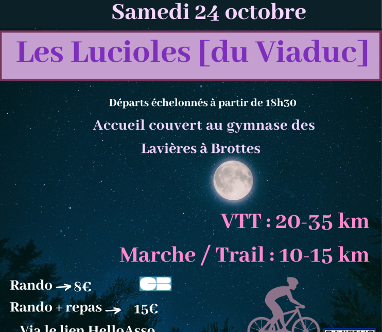 Randonnée nocturne des Lucioles du Viaduc - 1